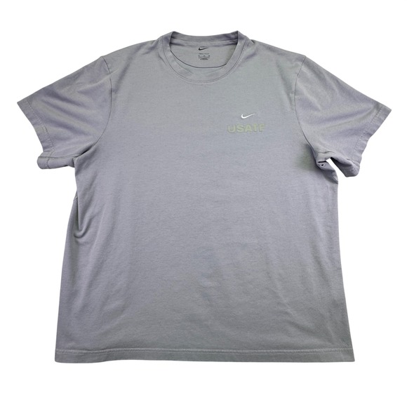 Nike Dri-Fit USATF Track & Field T-Shirt Short Sleeve Size XL Run The World - Picture 2 of 8